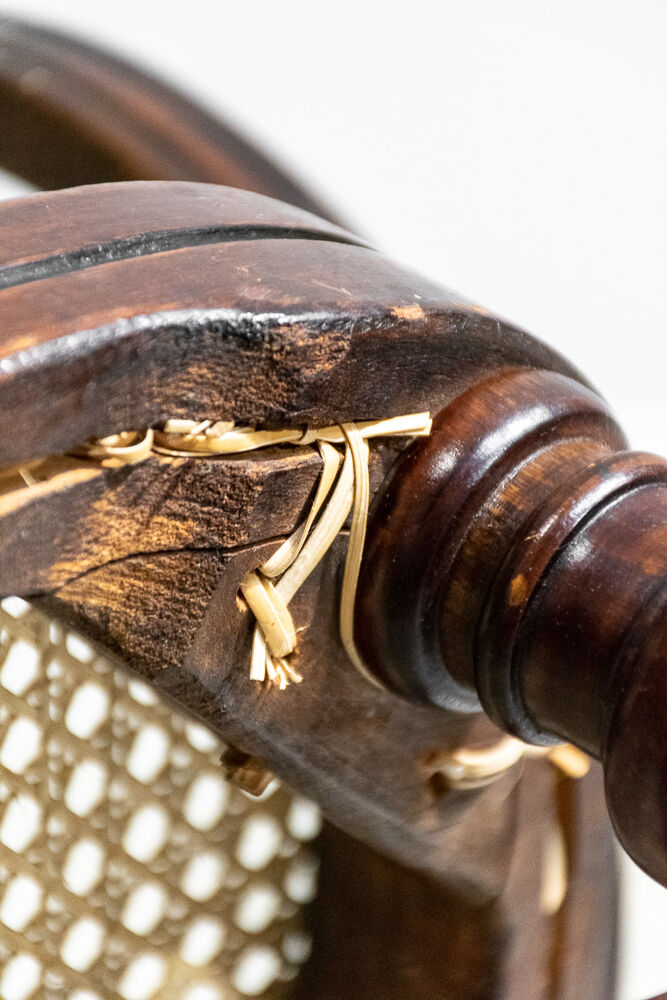 Ensemble d’un banc et trois chaises Jacob Josef Rohn Wien 1930