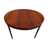 Extendable Scandinavian Dining Table in Rosewood 1960