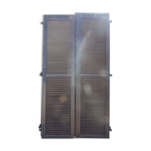 Wooden louvers 2 flaps