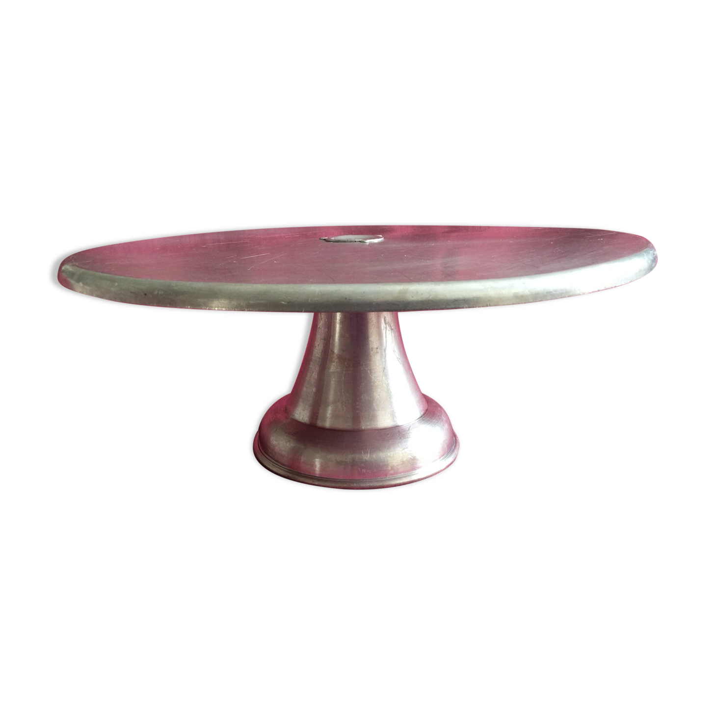 Aluminium cake holder / 1960s
