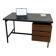 Bureau Pierre Guariche en teck et acier laqué