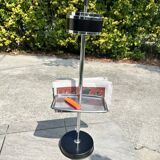 Cendrier sur Pied Vintage Années 70 - Tablette & Porte Revues/Journaux