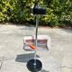 Vintage 70s Standing Ashtray - Shelf & Magazine/Newspaper Holder