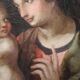 Antique Religious Oil Painting On Canvas, Italy, 18th Century