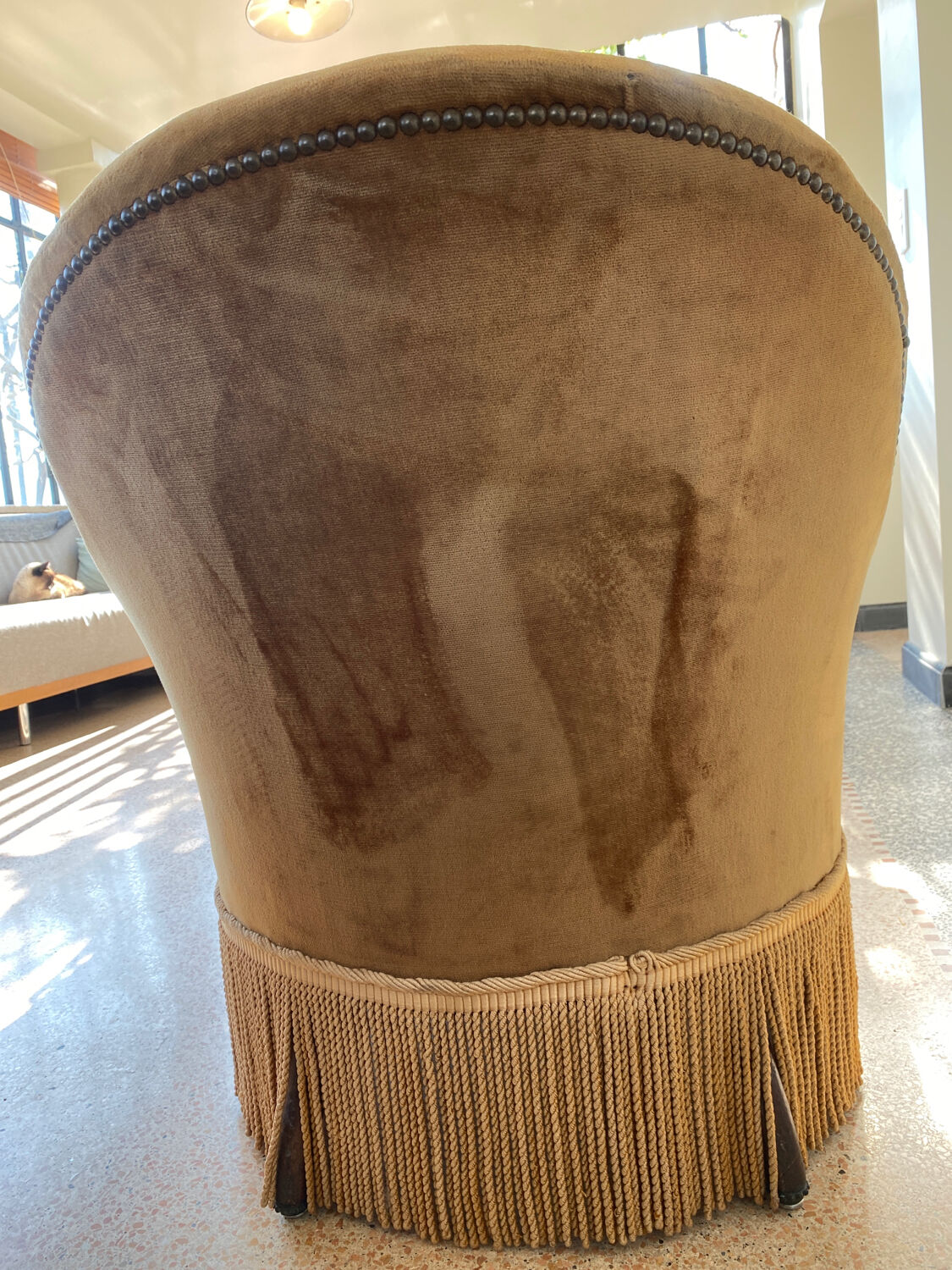 Vintage toad armchair