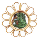Rattan mirror