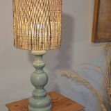 Vintage wooden table lamp from the 1980s revisited