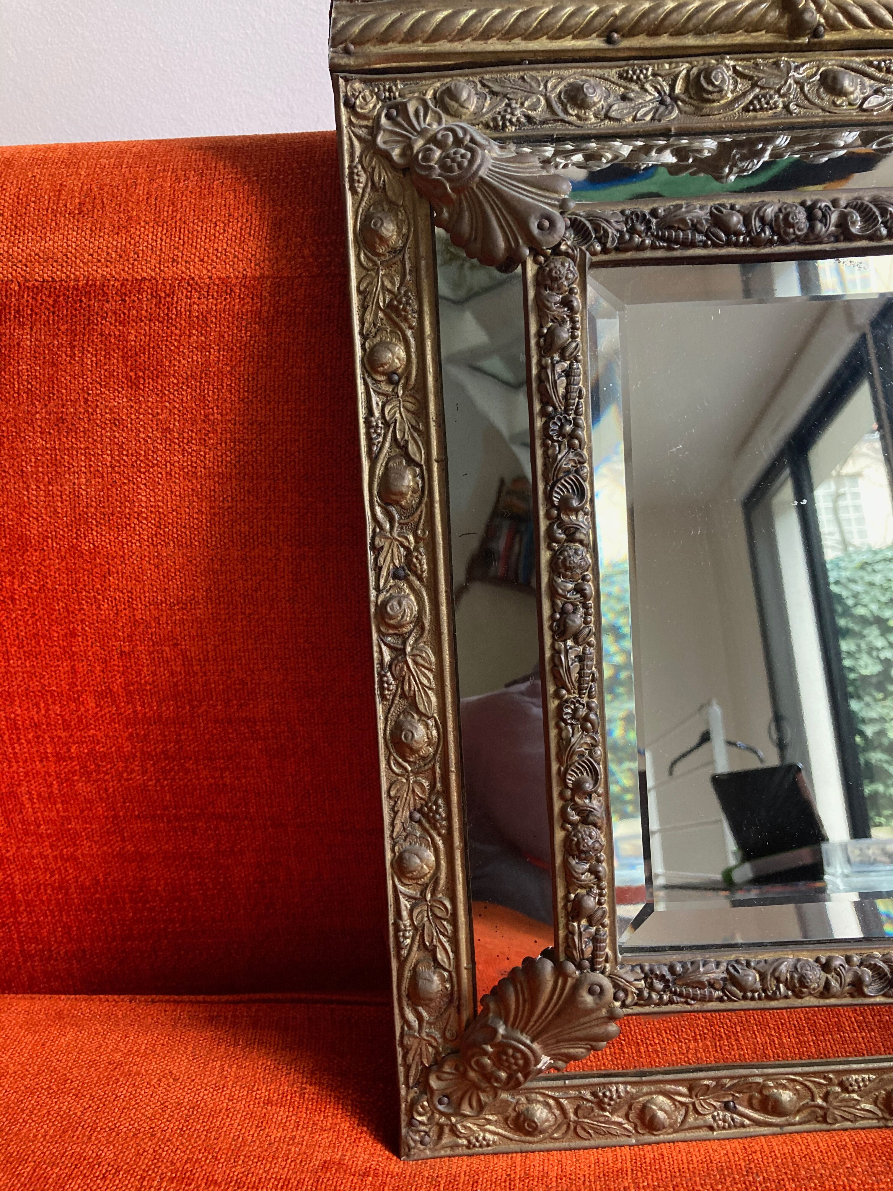 Antique parclose mirror