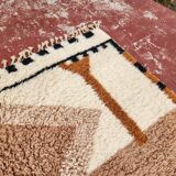 Large Beni Ouarain rug 300x206 cm – Thick wool – Geometric patterns