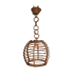 Vintage rattan hanging lamp
