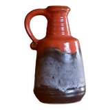 Bay Keramik vase in glazed ceramic - Fat Lava - Model 631 17 - West-Germany - 1970