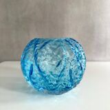 2 Vintage Glass Vases ROCK-KRISTALL Ingrid Glas", Kurt Wokan