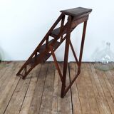 Former painter wooden stepladder