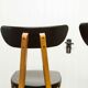 Set of 6 restored Luterma "banana" chairs