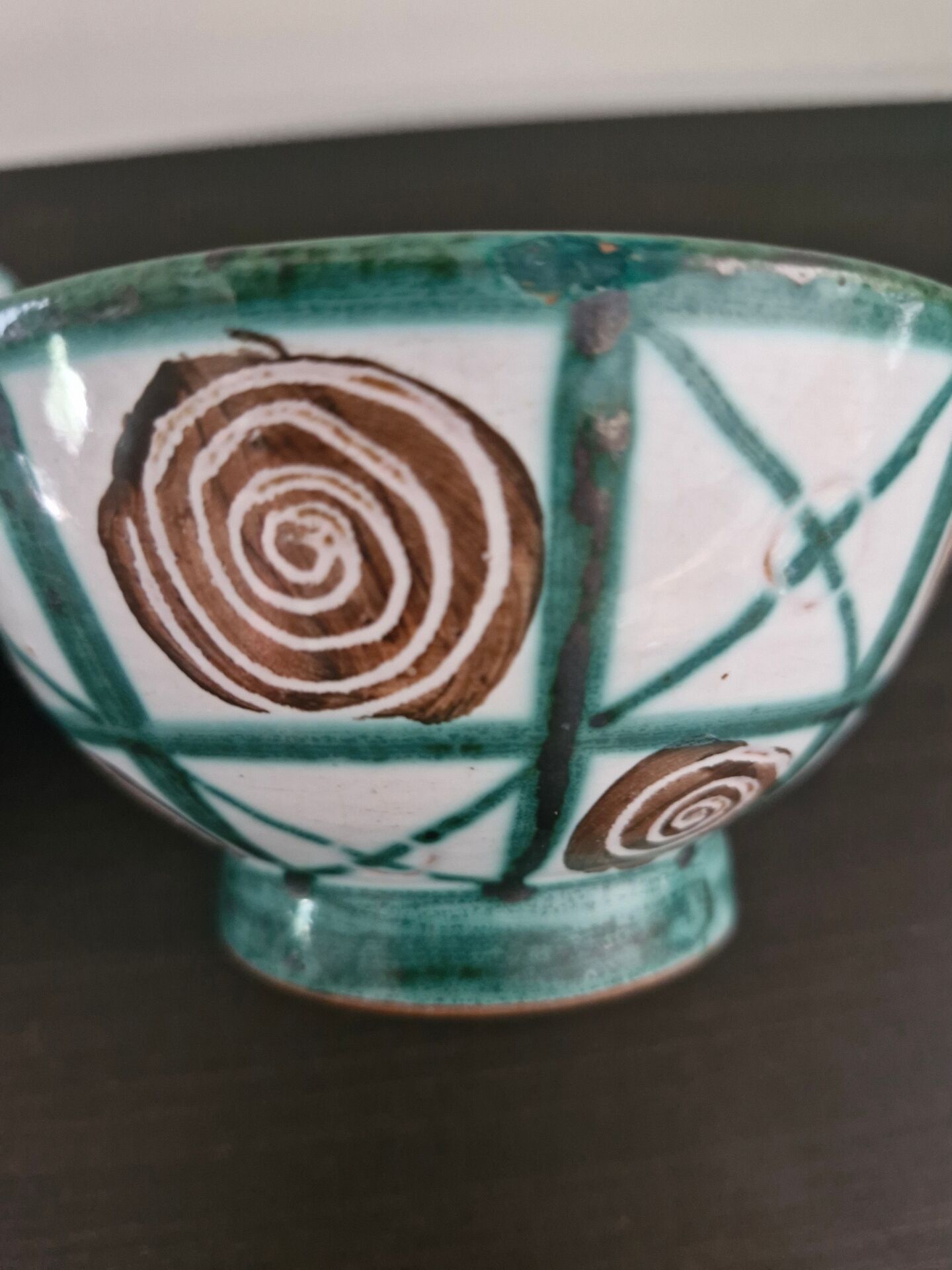 Pair of bowls or dishes Robert Picault Vallauris