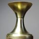 Vintage decorative jug in moulded glass and gilded brass, Italy circa 1980.