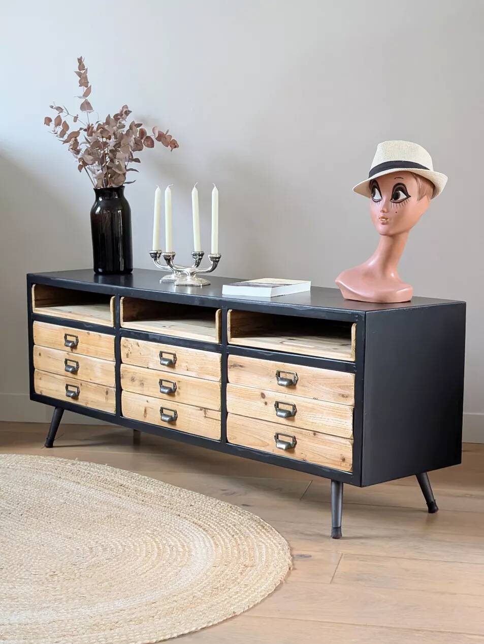 Low sideboard furniture