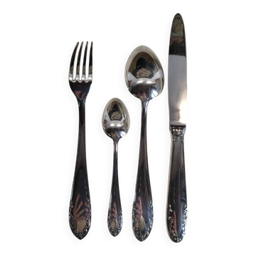 4-Piece Flatware Set, Liberty Silver-Plated Metal