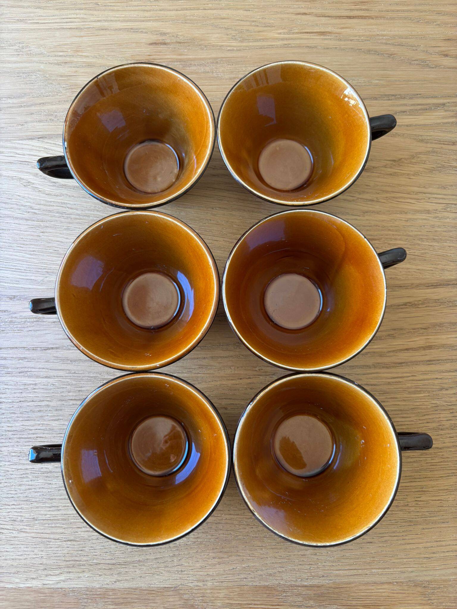 Lot Tasses & Coupelles Sarreguemines Domino