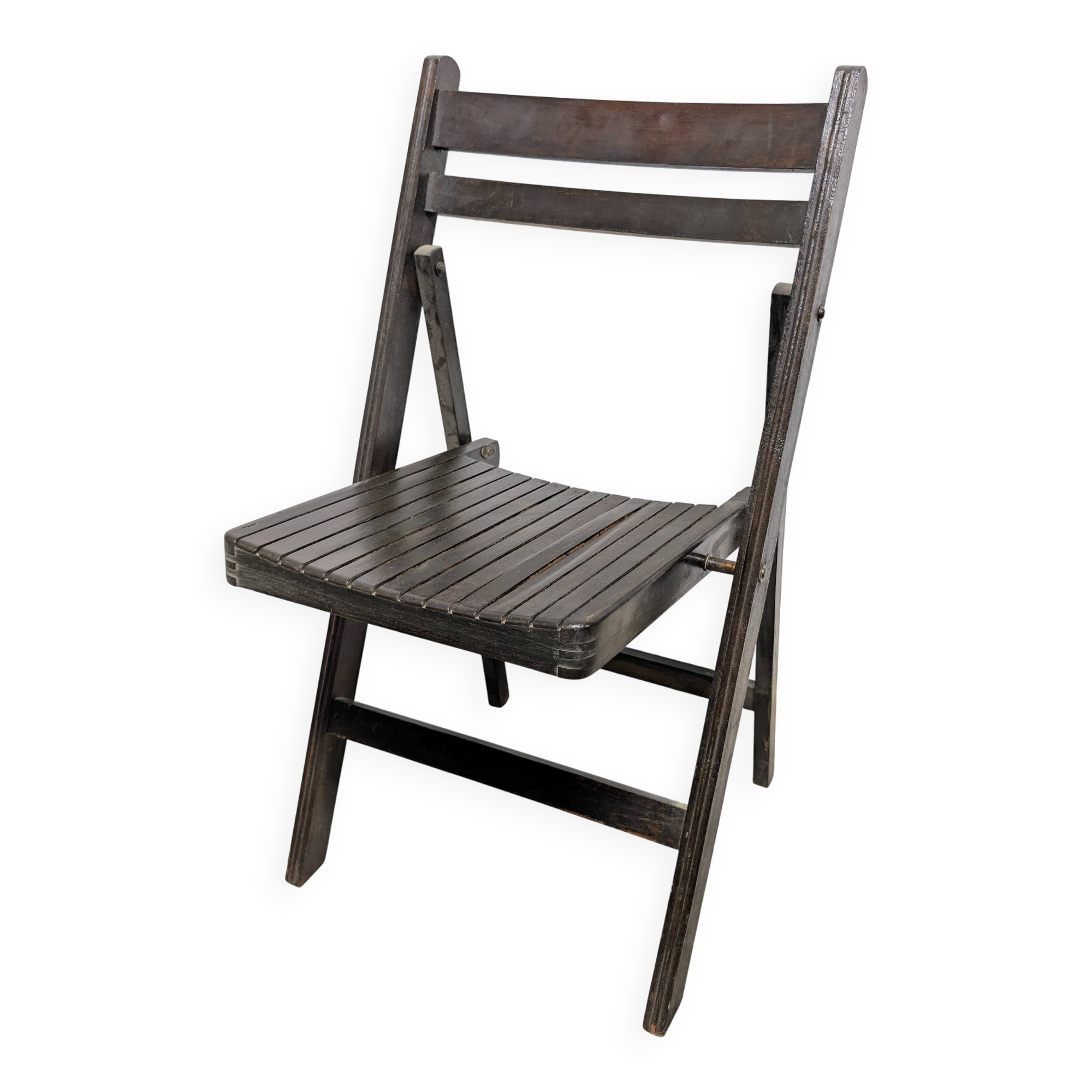 Chaise pliante en bois