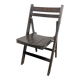 Chaise pliante en bois