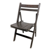Chaise pliante en bois