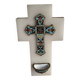 Benedictine Cross in Onyx and cloisonné enamel