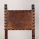 Antique Baroque chair in carved walnut, Italy, 18th century.