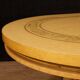 Table de conférence italienne en bois exotique du 20ème siècle