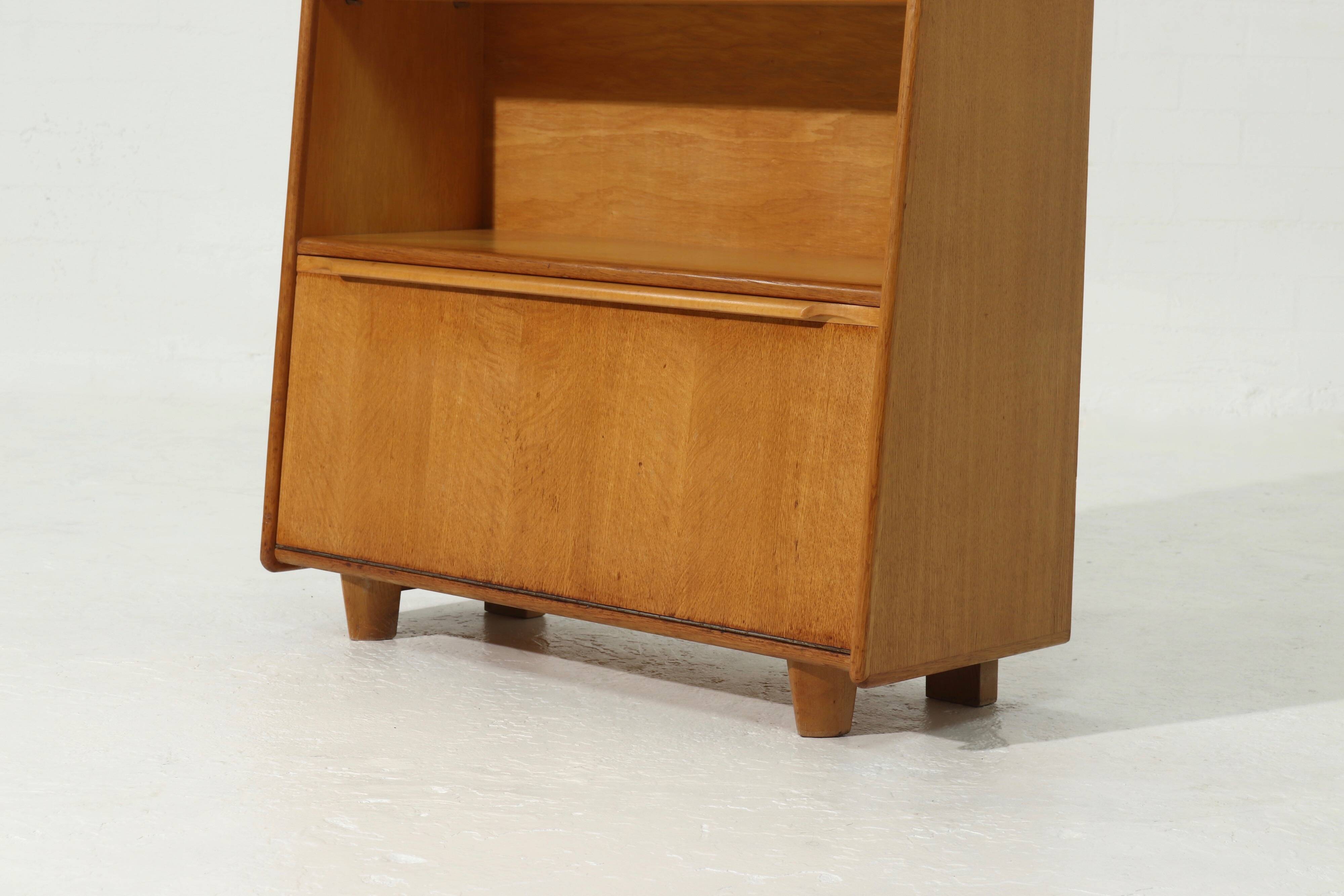 Oak Series Bookcase Model BE04 by Cees Braakman for Pastoe 1950s