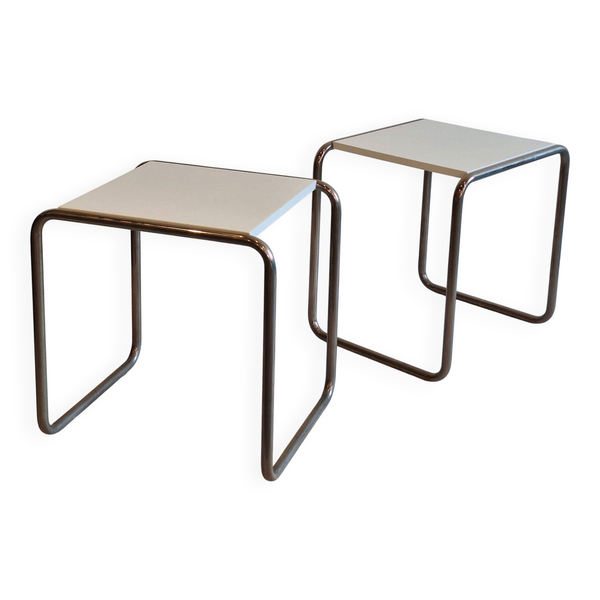 Set Of 2 Side Tables B9 Marcel Breuer For Tecta