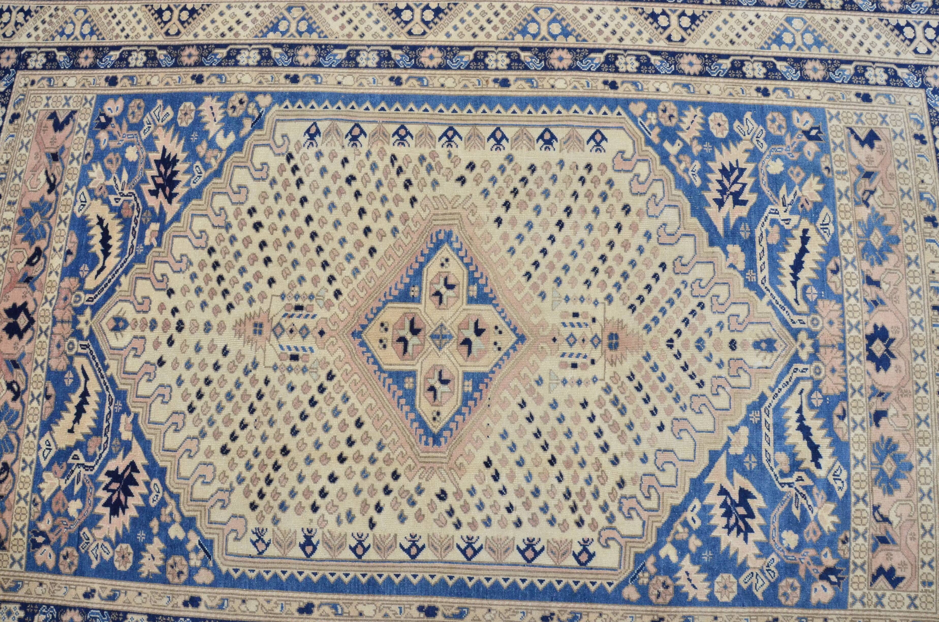 Rustic Wool Oushak Rug sku 3524