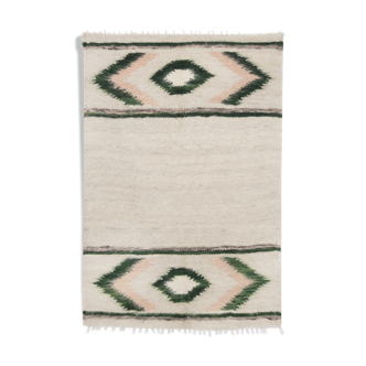 Patterned wool cover 209 x 143 cm