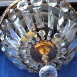 Round ceiling with tassels