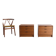 Bedside tables or small Scandinavian chest of drawers 61cm