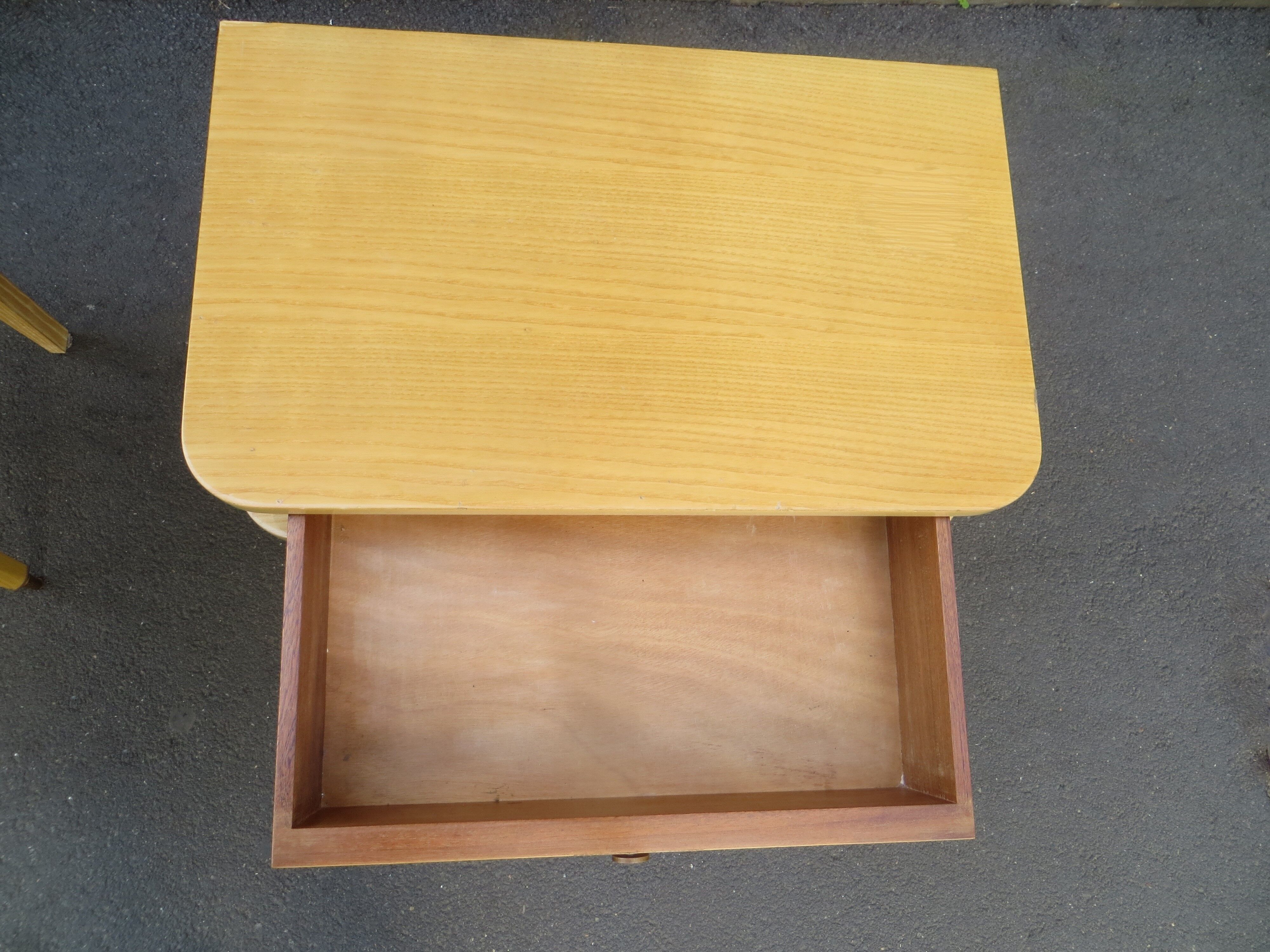 Pair of art deco bedside tables