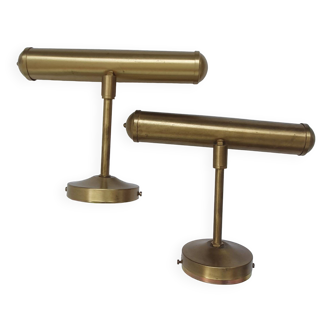 Pair of Nervilamp Italy vintage wall lights for pictures