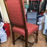 Set of 6 Louis XIII style chairs