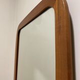 teak mirror, 76x39 cm