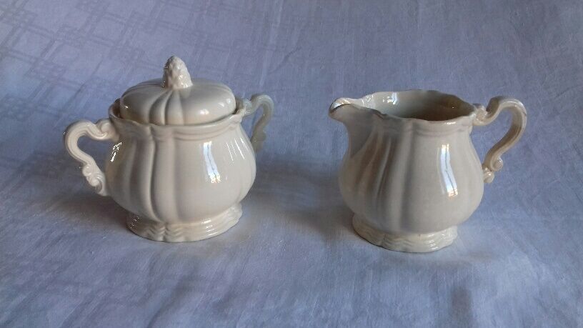 Tea or coffee service in Sarreguemines Digoin 11 pieces