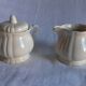 Tea or coffee service in Sarreguemines Digoin 11 pieces