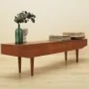 Danish teak veneer lowboard with three drawers, 1960s