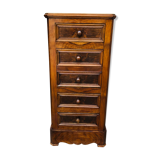 Old bedside, a niche and three drawers