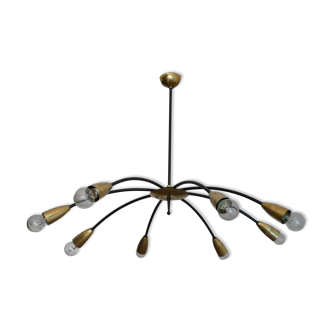 Vintage spider chandelier 1960