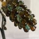 Large grape cluster lamp, Murano glass, 1950.