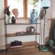 Rattan shelf and metal foot 50s