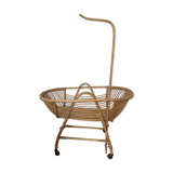 Rattan cradle