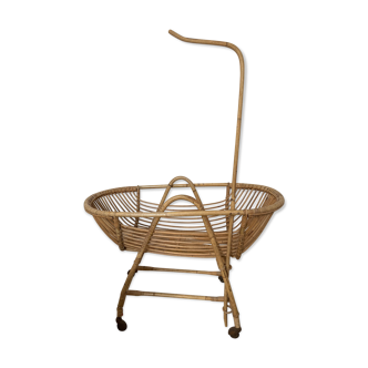 Rattan cradle