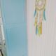 Alysée, Wardrobe/closet, with compass feet, oil blue