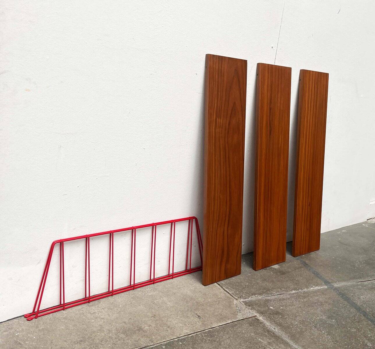 Teak Shelf Modern Mid-Century Cordon Rouge Style, 1960s